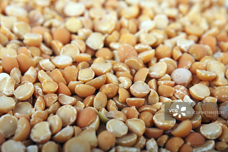 健康饮食：黄色干豌豆图片素材