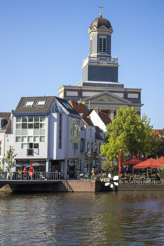 荷兰莱顿哈特布鲁克教堂图片素材