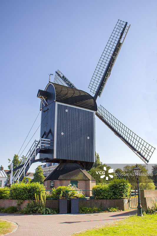 荷兰莱顿德普特风车图片素材