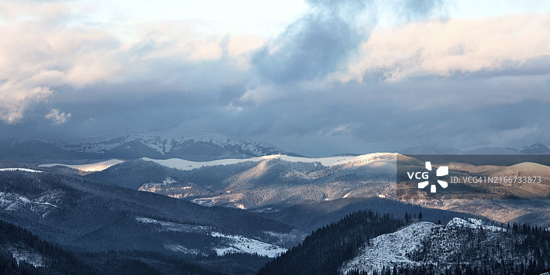 冬季大雾山国家公园图片素材