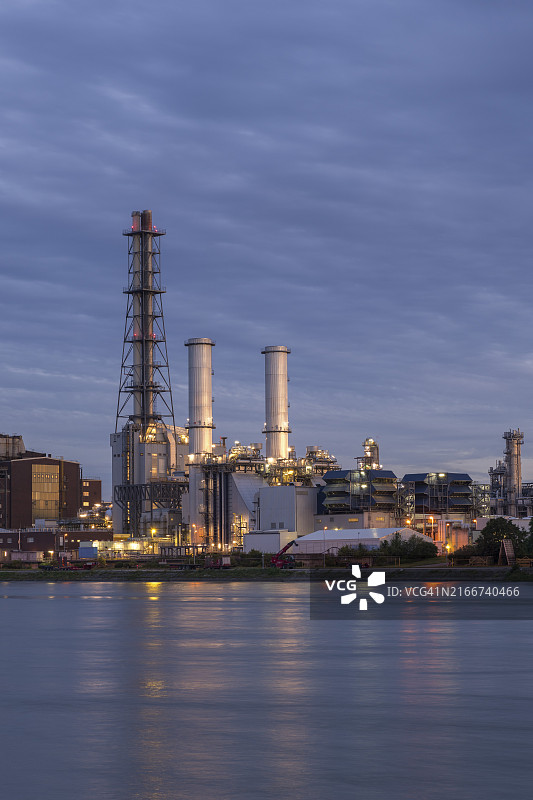 德国巴斯夫莱茵河畔路德维希港工业区图片素材