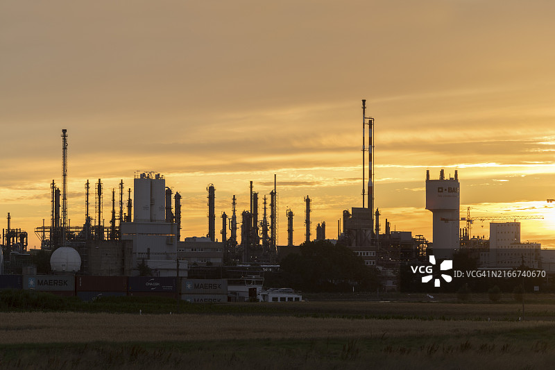 德国巴斯夫莱茵河畔路德维希港工业区图片素材