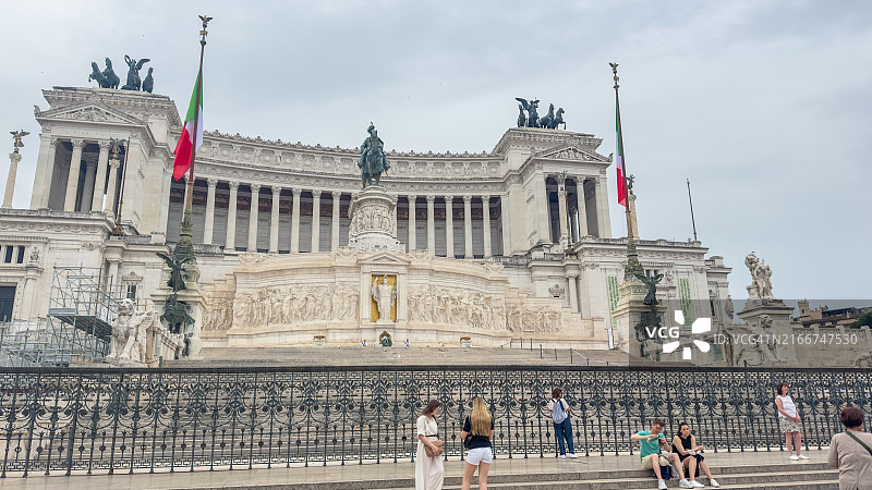 罗马的维托里亚诺纪念馆图片素材