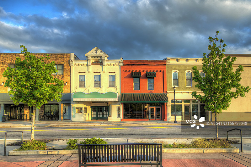 田纳西州玛丽维尔百老汇街图片素材