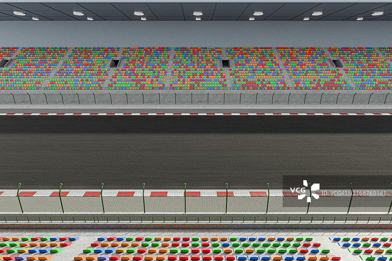 3D渲染：赛道图片素材