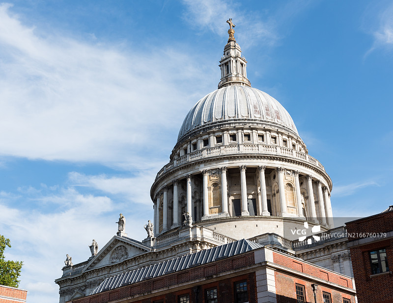 英国伦敦圣保罗大教堂图片素材