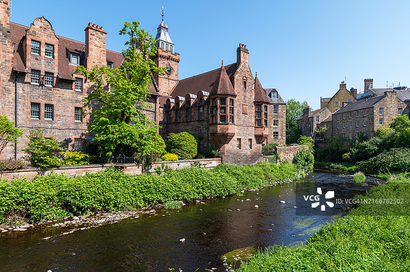 苏格兰爱丁堡的迪恩村图片素材