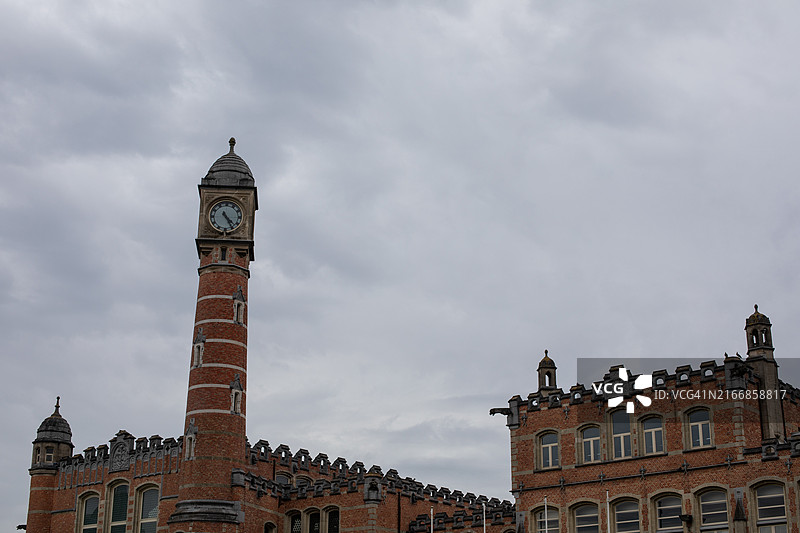 根特市火车站塔楼图片素材