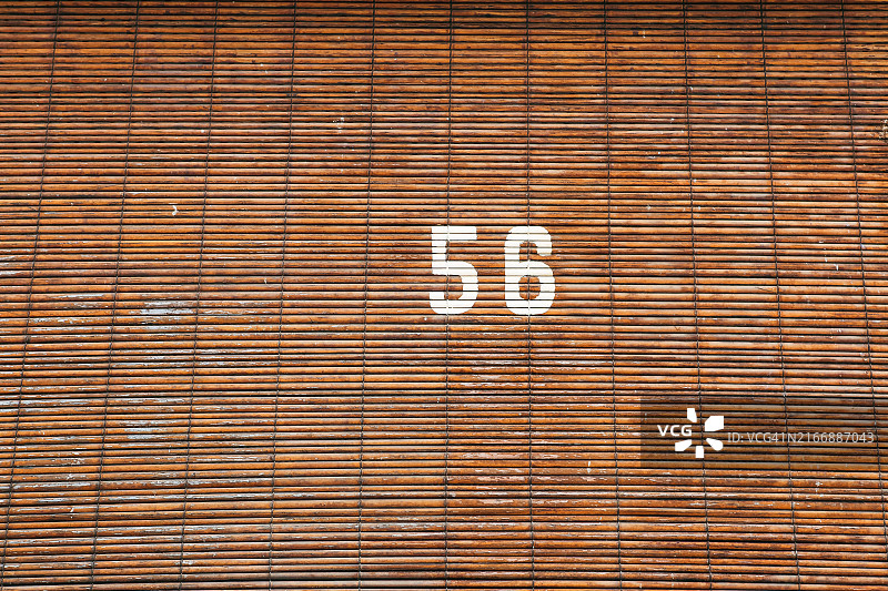 马来西亚乔治市的竹制幕墙图片素材