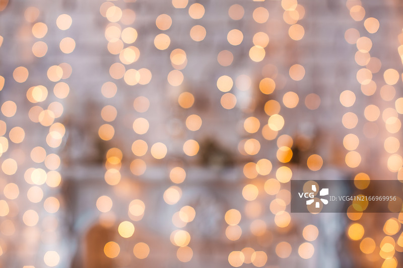 金色柔光的温暖散景背景图片素材