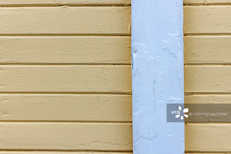 蓝色垂直特写油漆木屋图片素材