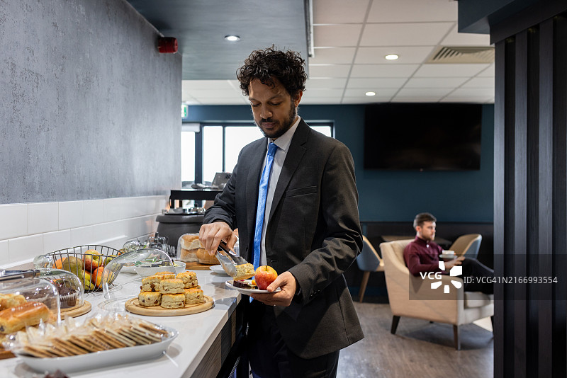 商务贵宾休息室早餐图片素材