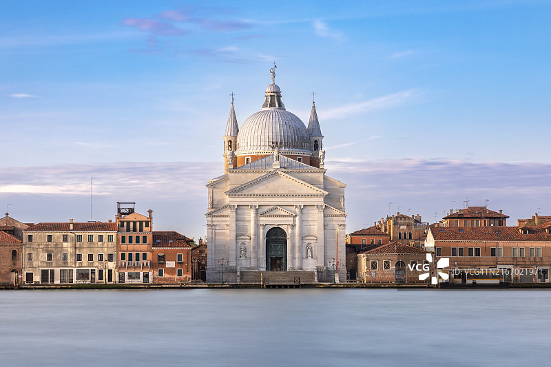 威尼斯救世主教堂景色图片素材