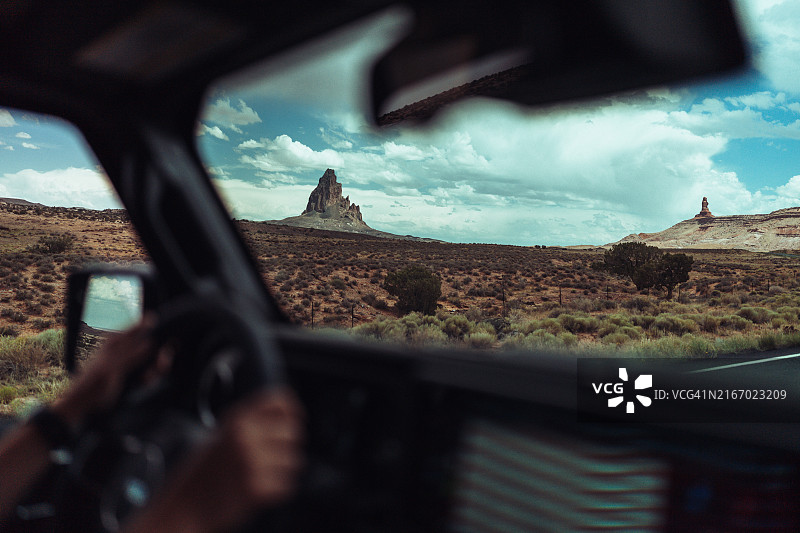 亚利桑那州纪念碑谷公路旅行图片素材