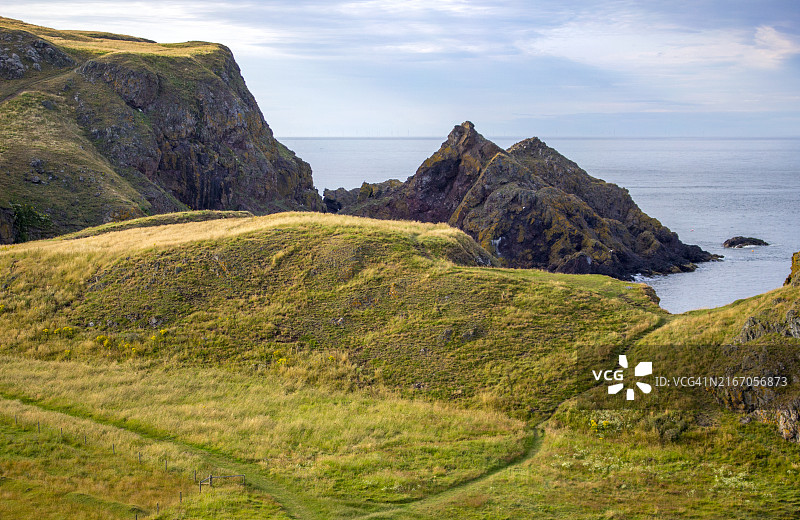 英国苏格兰圣艾布斯角图片素材