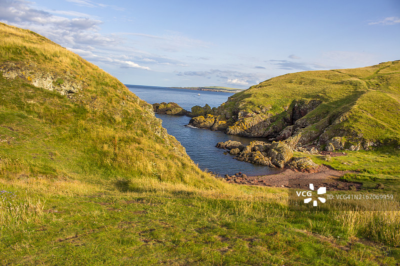 英国苏格兰圣艾布斯角图片素材