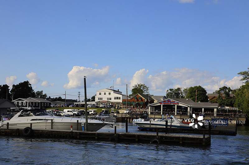 伊利湖凯利岛度假胜地图片素材