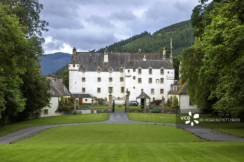 特拉奎尔庄园，因纳莱滕，苏格兰图片素材