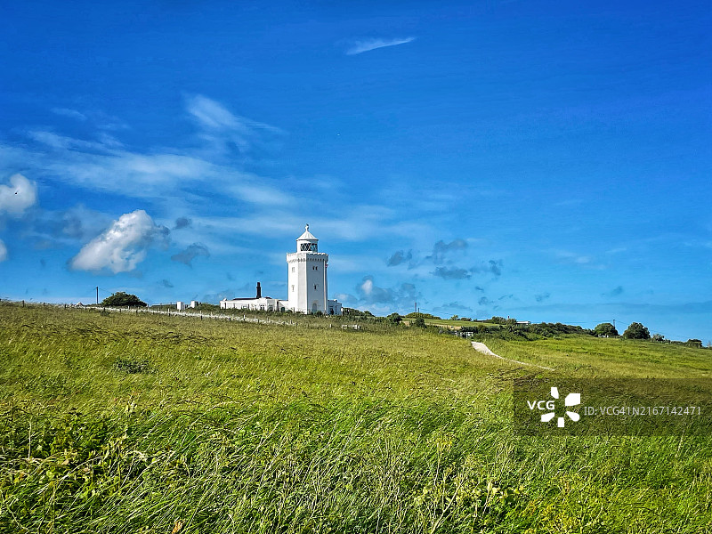英国多佛白色悬崖风光图片素材