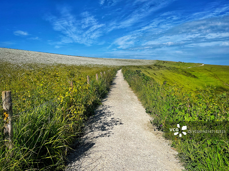 英国多佛白色悬崖风光图片素材