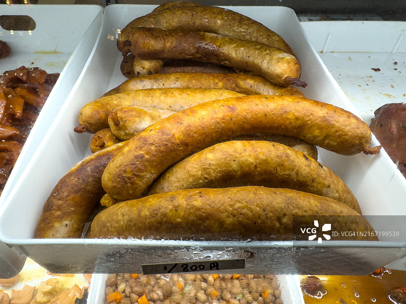 中式香肠展示图片素材
