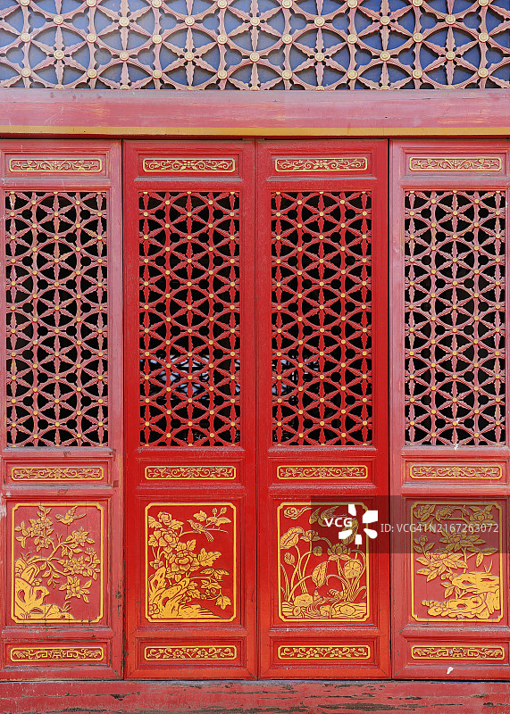 北京故宫门细节图片素材