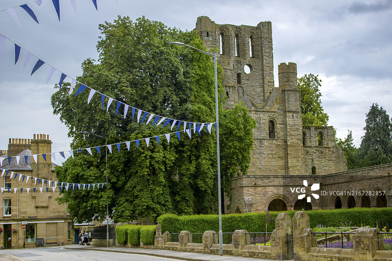 苏格兰开尔索修道院图片素材