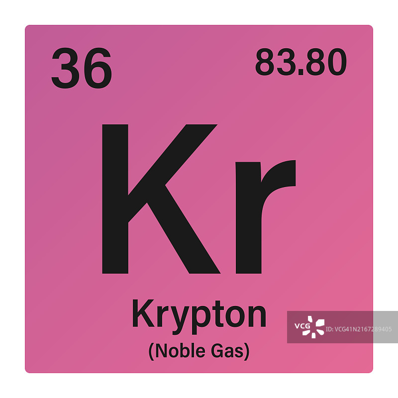 元素周期表氪元素图标图片素材