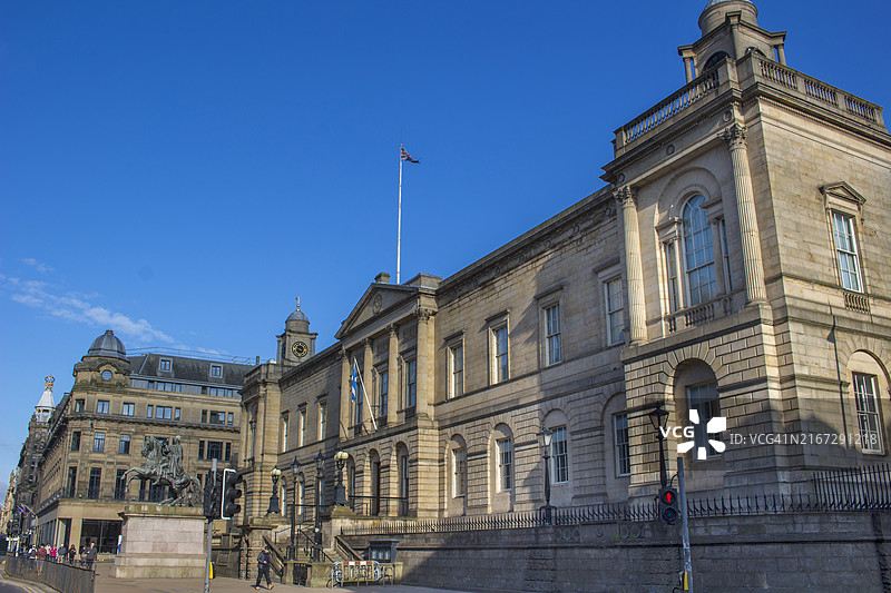 苏格兰爱丁堡的苏格兰国家档案馆大楼图片素材