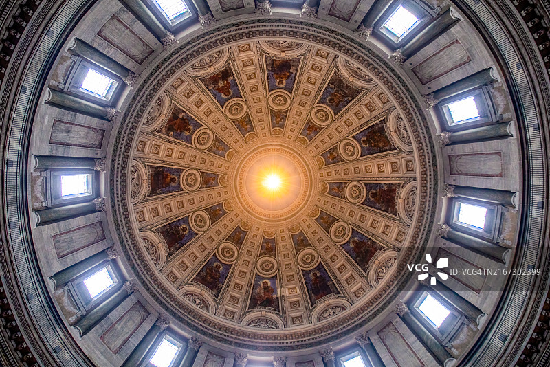 哥本哈根的腓特烈教堂图片素材