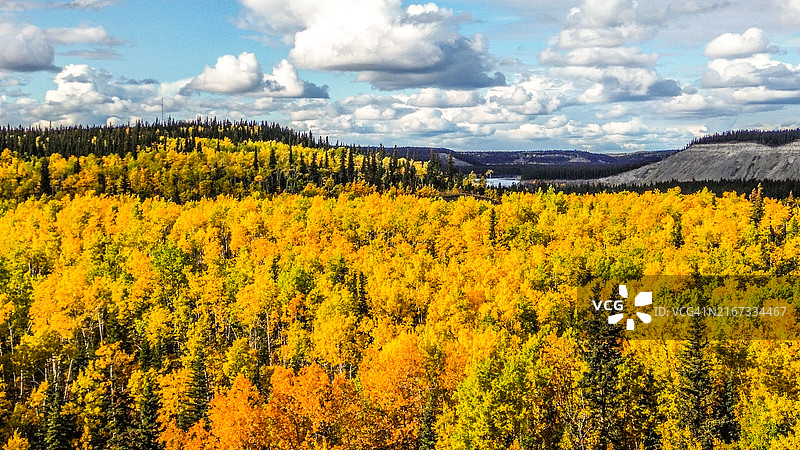 阿拉斯加的秋季景色图片素材