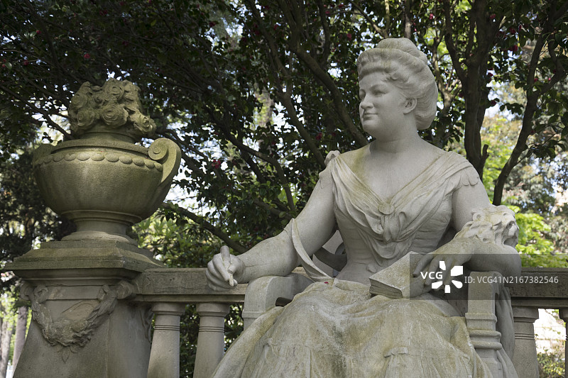 埃米莉亚·帕尔多·巴赞纪念碑图片素材