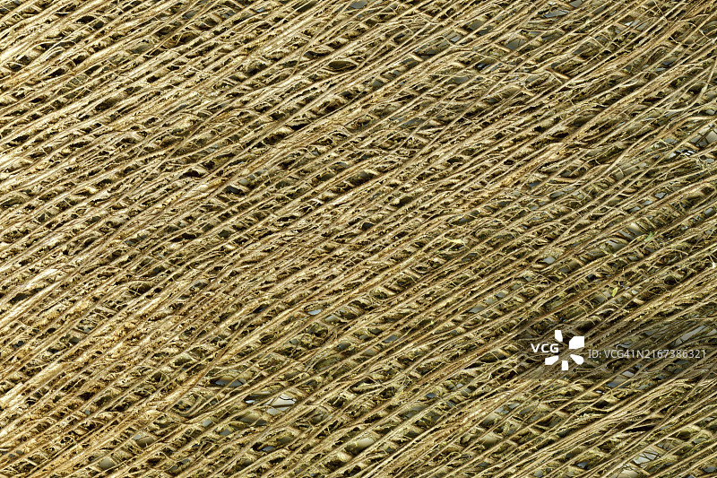 棕榈树纤维构成天然纹理背景的细节图片素材