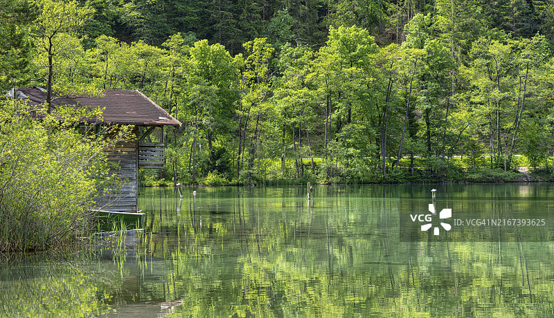 德国巴伐利亚州图姆湖的风景图片素材