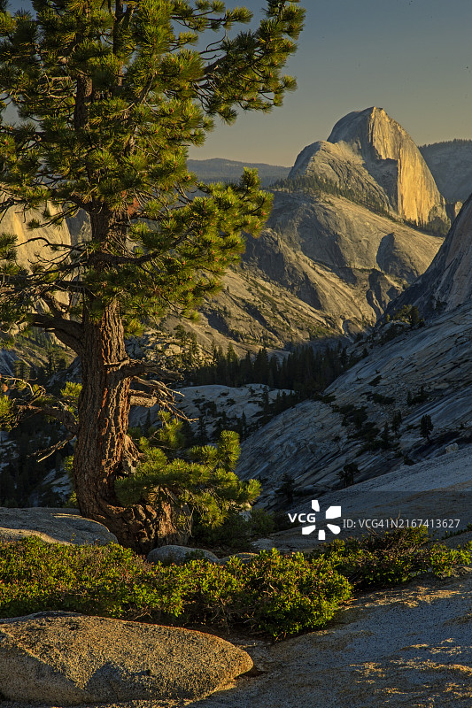 美国加利福尼亚州约塞米蒂山谷风光图片素材
