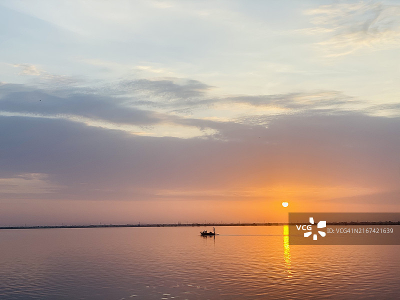 苏丹喀土穆日落海景图片素材