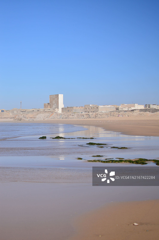 摩洛哥西海岸的城市图片素材