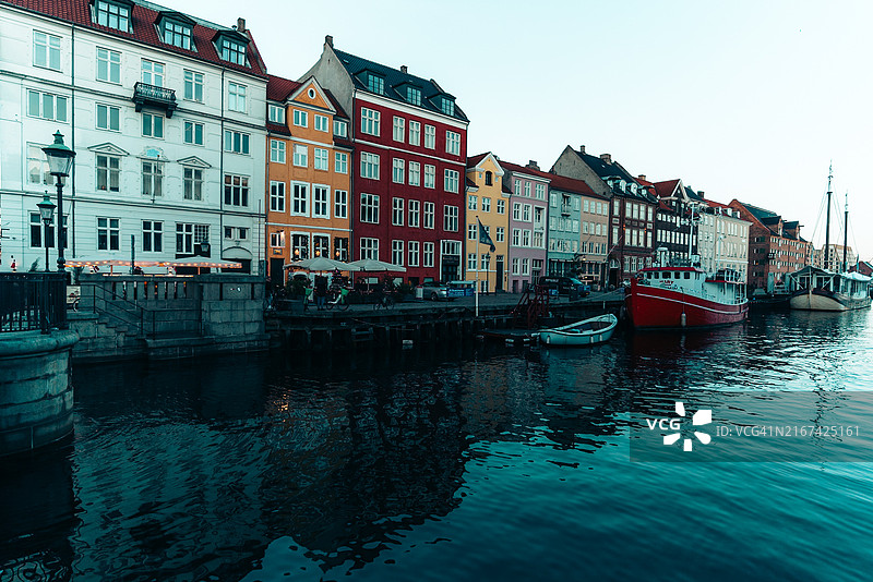 哥本哈根新港建筑群风光图片素材