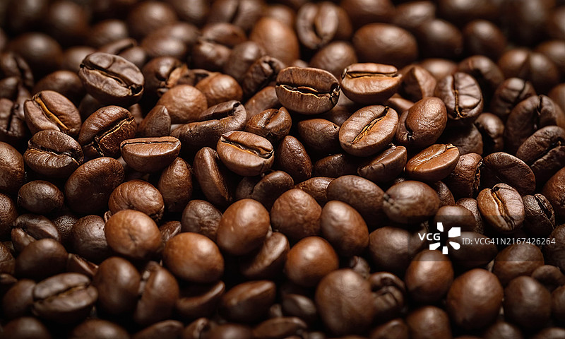 烘焙咖啡豆特写图片素材
