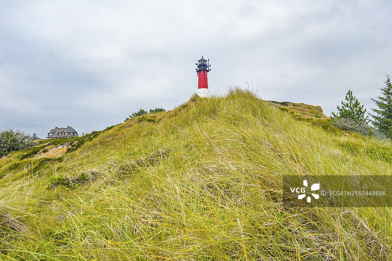 叙尔特岛霍尔努姆灯塔图片素材