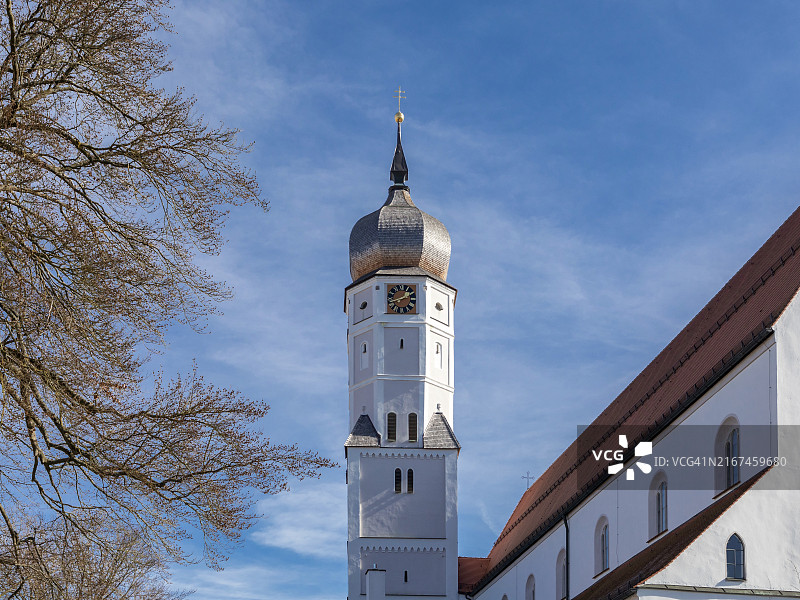 德国艾夏赫的玛丽亚升天教堂图片素材