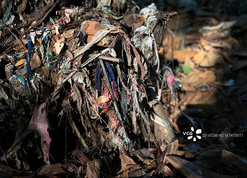 纺织废料图片素材