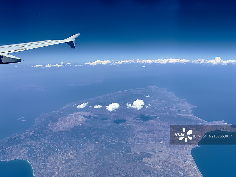 海天一色航拍图片素材