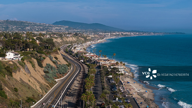 加利福尼亚州达纳 point 海岸线图片素材