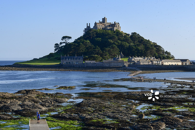 岛屿城堡图片素材