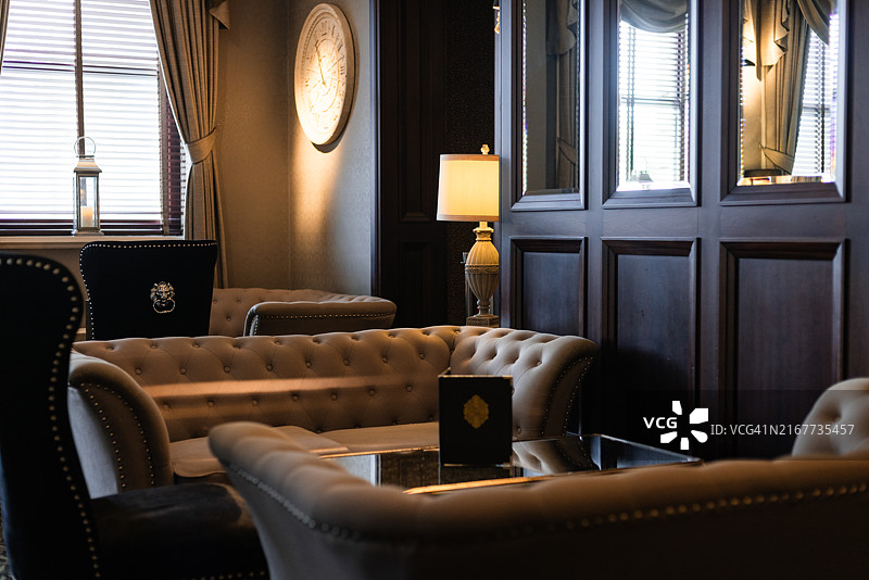 切斯特菲尔德酒店沙发图片素材
