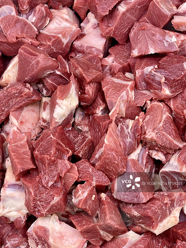 生牛肉块特写图片素材