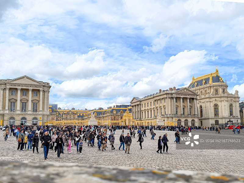 法国凡尔赛宫前广场图片素材