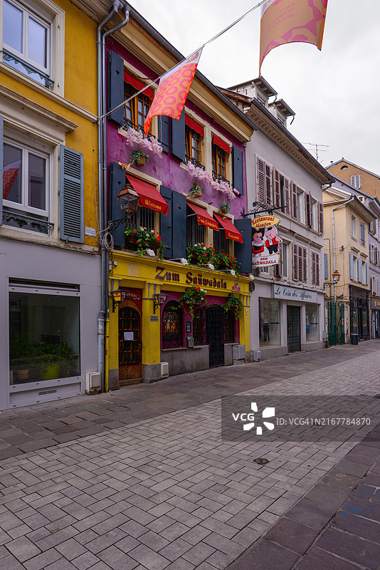 米卢斯的后街小巷图片素材