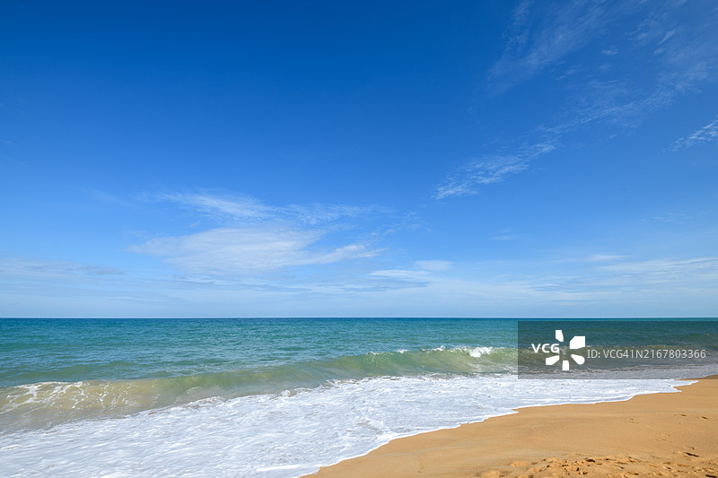 海滩天空背景图片素材